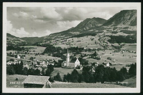 Egg mit Winterstaude Bregenzerwald