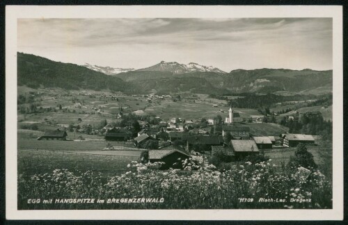 Egg mit Hangspitze im Bregenzerwald