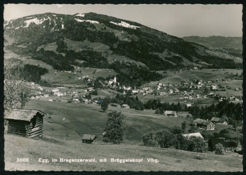 Egg, im Bregenzerwald, mit Brüggelekopf Vlbg.