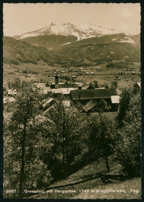 [Egg] Grossdorf, mit Hangspitze, 1748 m Bregenzerwald, Vlbg.