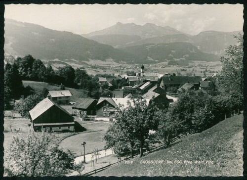 Grossdorf bei Egg Breg. Wald Vlbg.