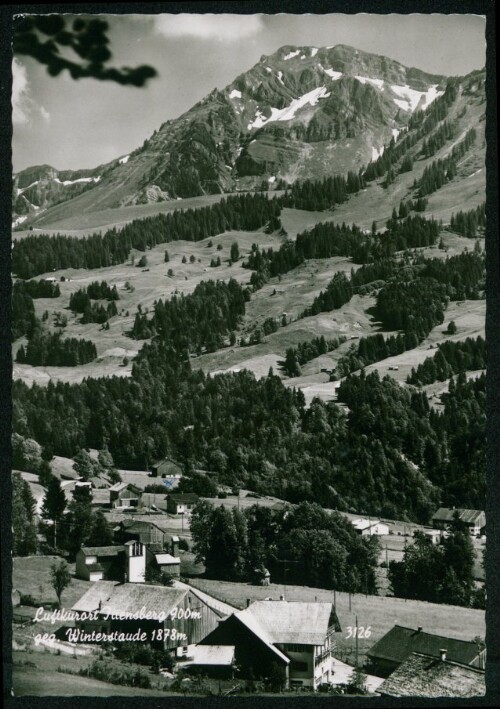 [Egg Großdorf] Luftkurort Jttensberg 900 m geg. Winterstaude 1878 m