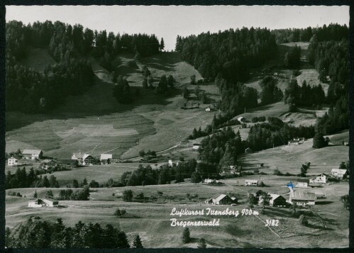 [Egg Großdorf] Luftkurort Jttensberg 900 m Bregenzerwald