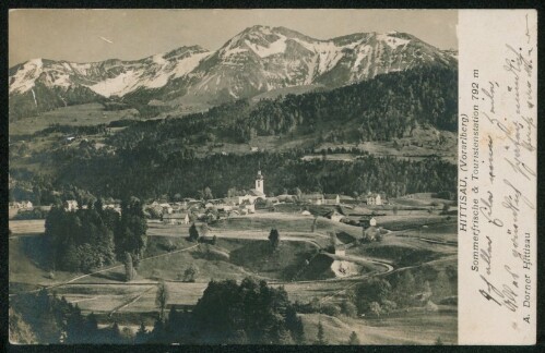 Hittisau, (Vorarlberg) Sommerfrische & Touristenstation 792 m : [Postkarte - Carte postale ...]