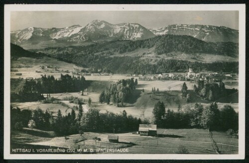 Hittisau i. Vorarlberg (792 m) m. d. Winterstaude