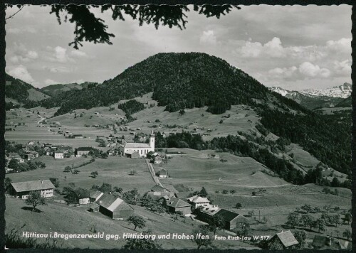 Hittisau i. Bregenzerwald geg. Hittisberg und Hohen Ifen