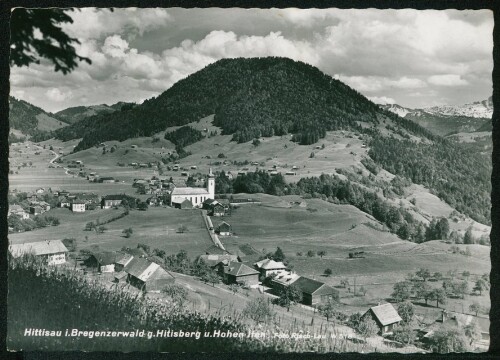 Hittisau i. Bregenzerwald g. Hitisberg u. Hohen Ifen