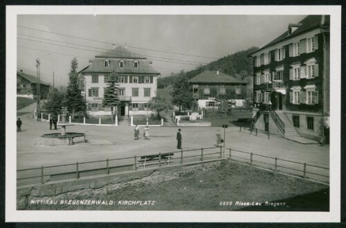 Hittisau Bregenzerwald Kirchplatz