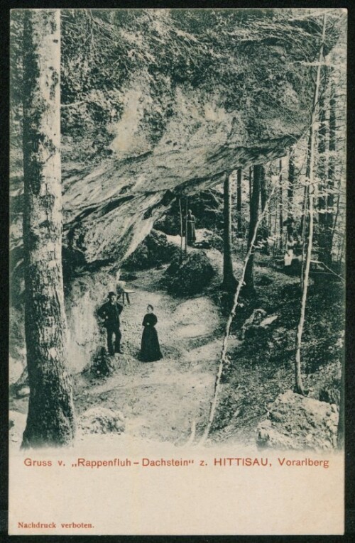 Gruss v.  Rappenfluh - Dachstein  z. Hittisau, Vorarlberg : [Postkarte ...]