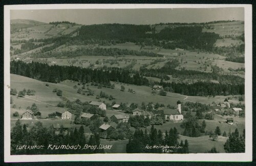 Luftkurort Krumbach Breg. Wald