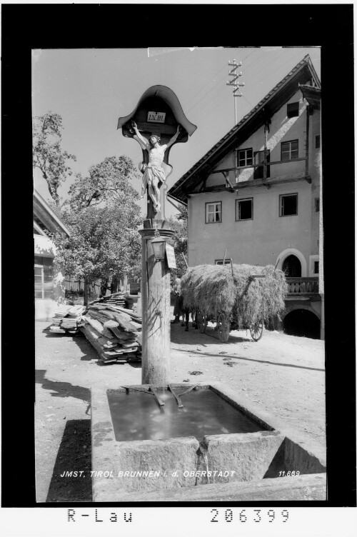 Imst / Tirol / Brunnen in der Oberstadt