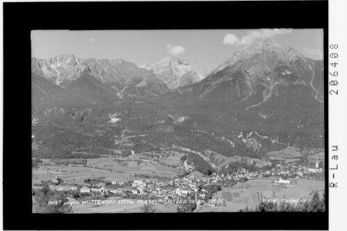Imst gegen Muttekopf 2777 m / Platteinspitzen 2639 m